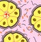 Epithelium. squamous, cubic, ciliated, glandular. Set. Infographics. Vector illustration.
