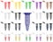 Eppendorf tube color variants