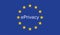 EPrivacy regulation on european union flag
