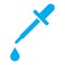 eps10 blue vector dropper icon