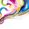 Eps10 vector colorful glossy waves background