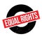 Equal Rights rubber stamp