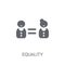 Equality icon. Trendy Equality logo concept on white background