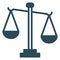 Equality, judiciary symbol  Isolated Vector Icon that can be easily modified or edit