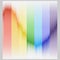 Equalizer color band in the colors of the rainbow. Color equalizer on a gray background.
