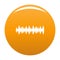 Equalizer design icon vector orange