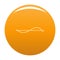 Equalizer meter icon orange