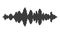 Equalizer music sound wave vector symbol icon design.