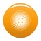 Equalizer radio icon orange