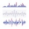 Equalizer. scheme of radio waves