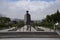 Equator line in Mitad Del Mundo (Middle of the World) Monument near Quito.