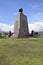 Equator line in Mitad Del Mundo (Middle of the World) Monument near Quito.