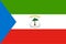 Equatorial Guinea flag vector.Illustration of Equatorial Guinea