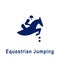 Equestrian Jumping pictogram, new sport icon