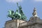 Equestrian monument in Budapest