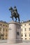 Equestrian monument to Emperor Peter the Great in the square in front of the Konstantinovsky Palace in the State Complex `Palace