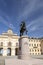 Equestrian monument to Emperor Peter the Great in the square in front of the Konstantinovsky Palace in the State Complex `Palace