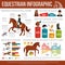 Equestrian Sport Infographic