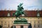 Equestrian statue of Archduke Charles on Heldenplatz Hofburg Vienna
