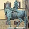 Equestrian statue of cosimo medici on piazza Signoria in Florenc