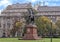 Equestrian statue Francis II Rakoczi, Kossuth Lajos square, Budapest, Hungary