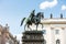 Equestrian Statue Of Frederick The Great, an outdoor sculpture in cast bronze at the east end of Unter den Linden in Berlin,