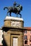 Equestrian statue of Gattamelata by Donatello in Padua in the Veneto (Italy)