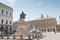 The equestrian  statue of Giuseppe Garibaldi in Genova