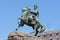 Equestrian statue of Hetman Bogdan Khmelnytsky in Kiev, Ukraine