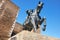 Equestrian statue of Ibn Qasi, governor of the taifa kingdom of