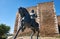 Equestrian statue of Ibn Qasi, governor of the taifa kingdom of Mertola. Portugal