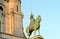 Equestrian statue of Joan of Arc outside the Basilica Sacre Coeur, Montmartre, Paris