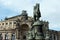 Equestrian statue of King Johann of Saxony at Theaterplatz, Dresden, Germany