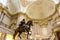 Equestrian statue of King Wilhelm Frederick I at the Bode Museum in Berlin, Germany