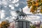 Equestrian statue of King William II at the Buitenhof, The Hague, the Netherlands