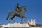 Equestrian statue of louis xiv at place bellecour