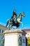 Equestrian statue of Ludwig I 1862 by Max von Widnmann at Odeonsplatz, Munich, Germany