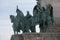 Equestrian statue of Magyar tribal chieftain