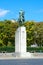 Equestrian statue of Marshal Ferdinand Foch on famous Place du Trocadero, Paris, France