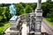 Equestrian statue on Smith Arch Memorial at Fairmount Park in Philadelphia PA, USA