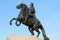 Equestrian statue of Tsar Peter The Great in Saint Petersburg