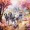 Equestrian Symphony: Harmony of Horses and Carriages