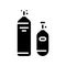 equipment air compressor glyph icon vector illustration