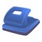 Equipment hole puncher icon, cartoon style