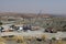 Equipment lay down area at the Premier diamond mine in Cullinan, South Africa