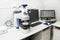 Equipment for scientific experiments. Electron microscope for experiments