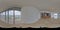 Equirectangular panoramic living room photo