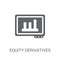 Equity derivatives icon. Trendy Equity derivatives logo concept