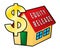 Equity Release Icon Depicts Money From Mortgage Or Loan From House - 3d Illustration