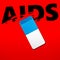 Eraser erasing the word AIDS